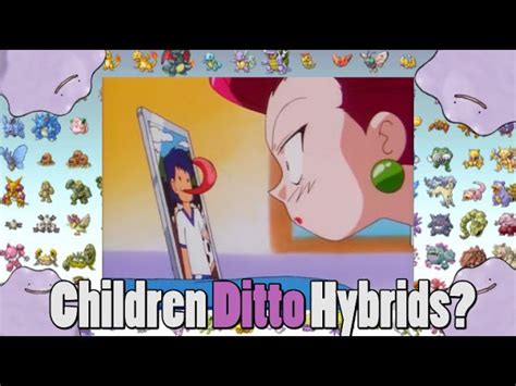 [Pokémon] Can Ditto turn into a human man and impregnate a.